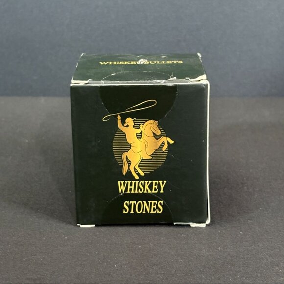 Bullet Whiskey Stones Revolver Gold Ice Cubes Spirits Cocktail Chilling Bar - Picture 7 of 9